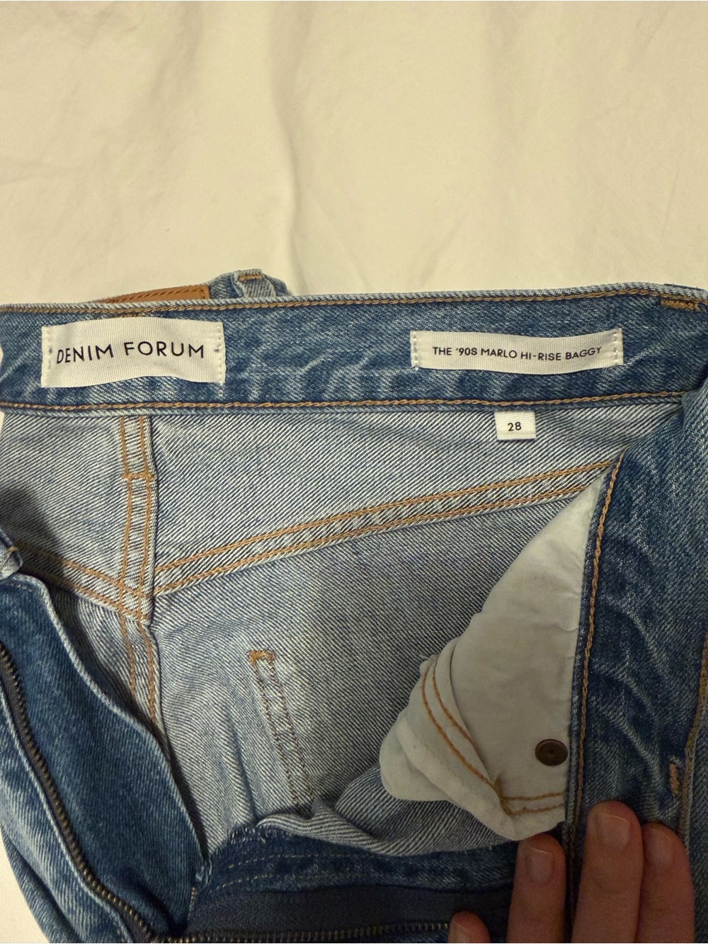 Denim Forum 90's Marlo High Rise, 28 - Picture 7 of 8